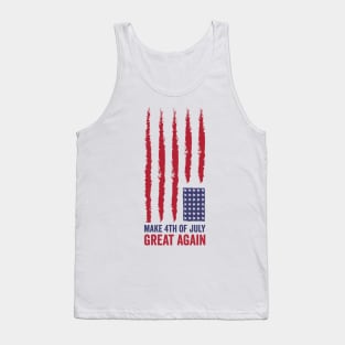 make 4th of July great again gift of independence day Tank Top
